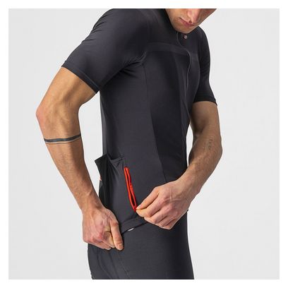 Maillot Manches Courtes Castelli Classica Noir