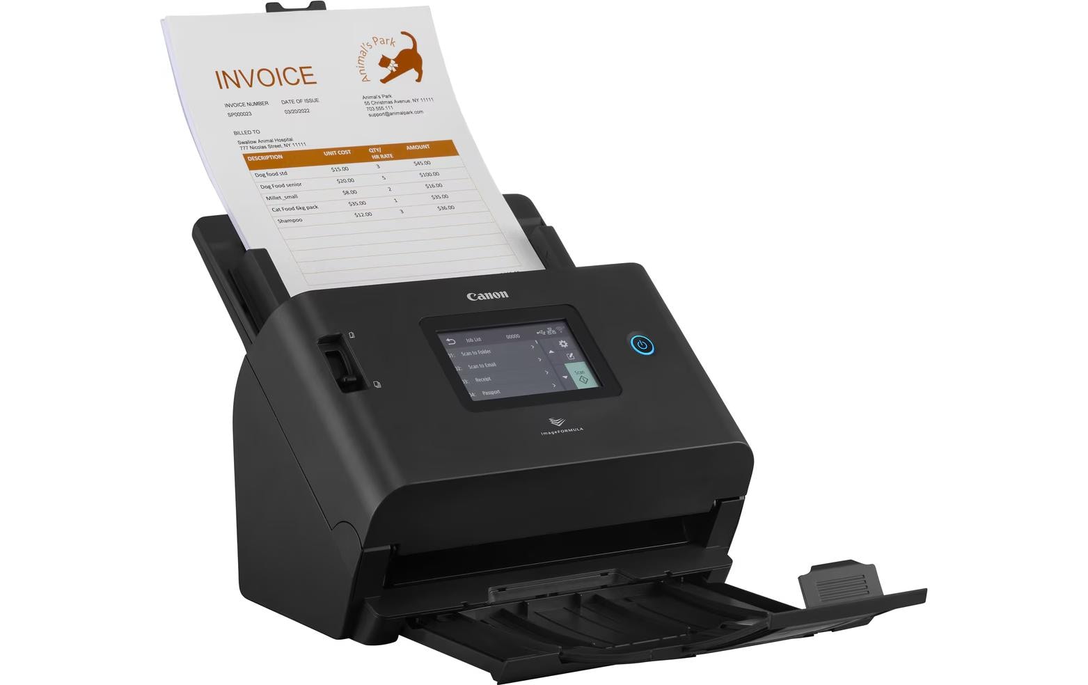 Dokumentenscanner DR-S350NW<br>Schneller, vielseitiger Desktop-Dokumentenscanner
