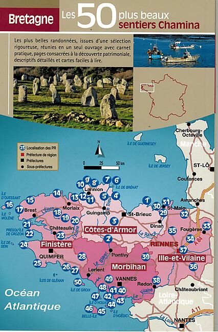 CHAMINA - 50 PLUS BEAUX SENTIERS BRETAGNE