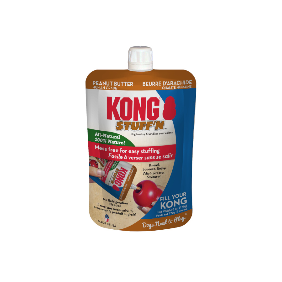 Kong Stuff'N com manteiga de amendoim para cães
