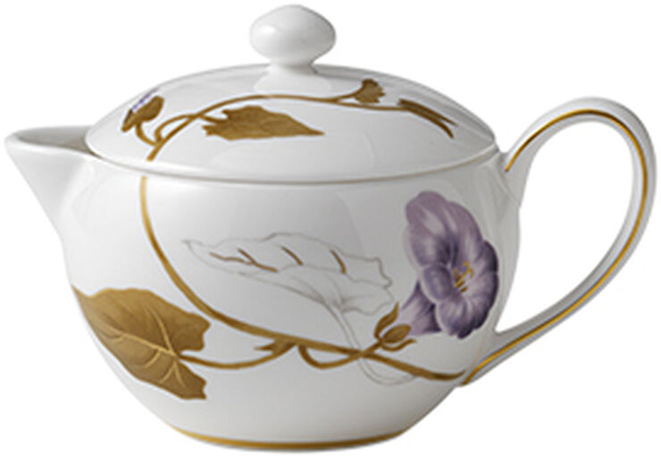 Royal Copenhagen Flora 35 cl. flødekande - Snerle Hvid, multi
