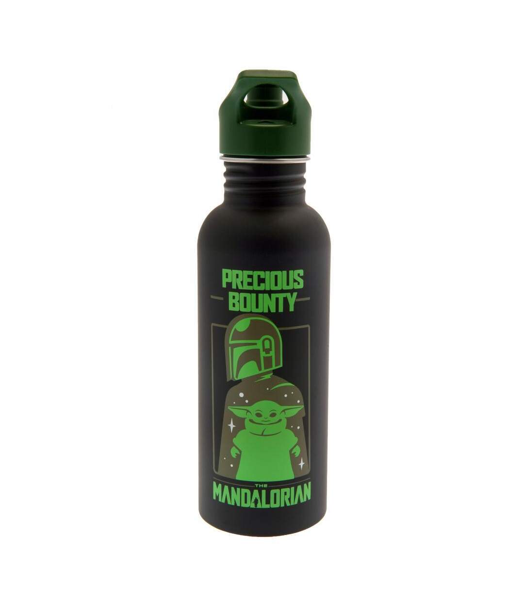Star Wars: The Mandalorian - Gourde (Noir / vert) (Taille unique) - UTTA7249