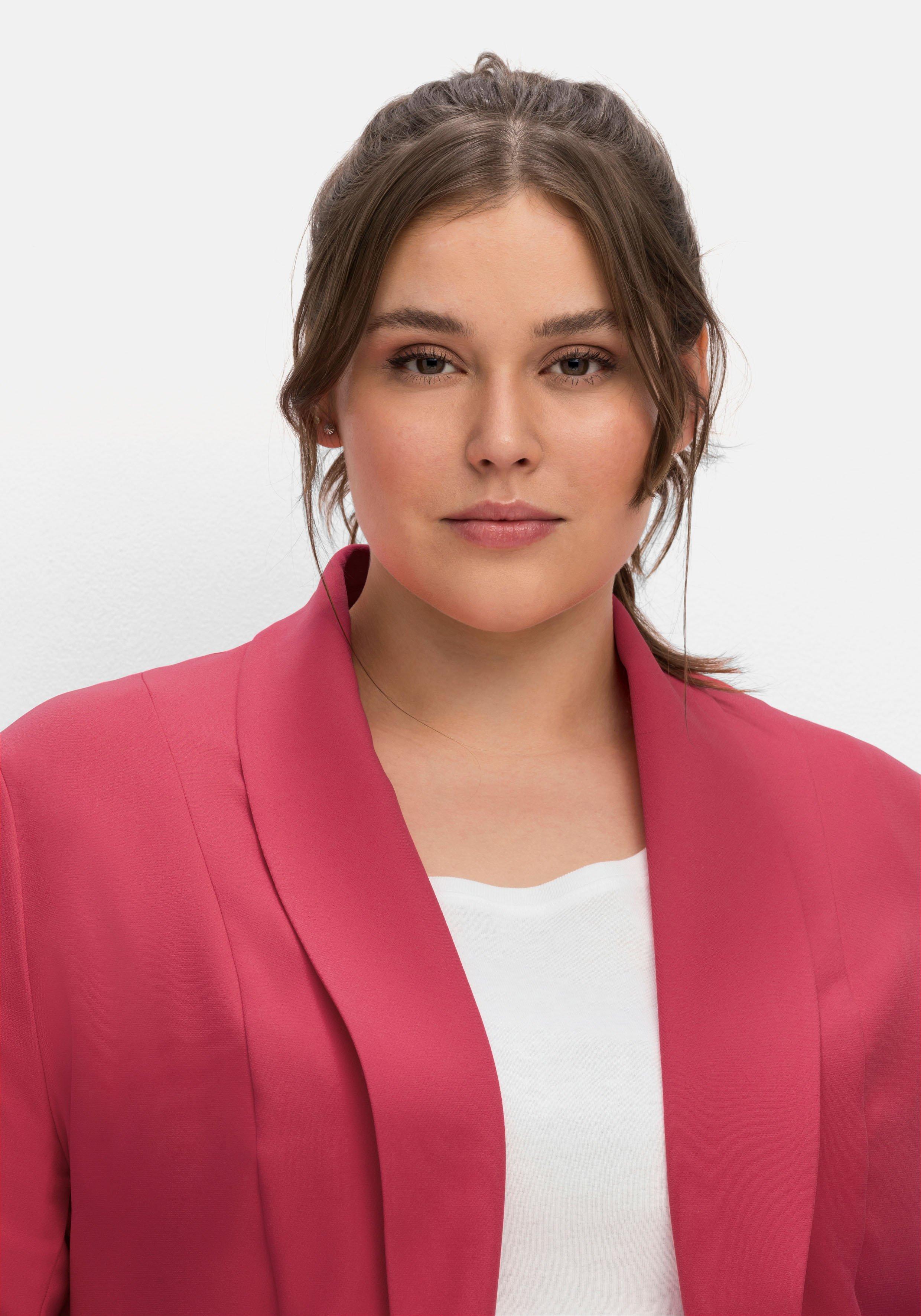 Blazer mit Schalkragen und Taschen