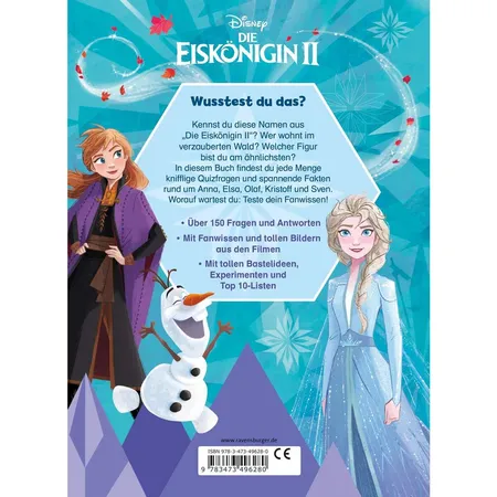Ravensburger Disney Die Eiskönigin 2: Mein magisches Fanwissen: Fun Facts mit Olaf