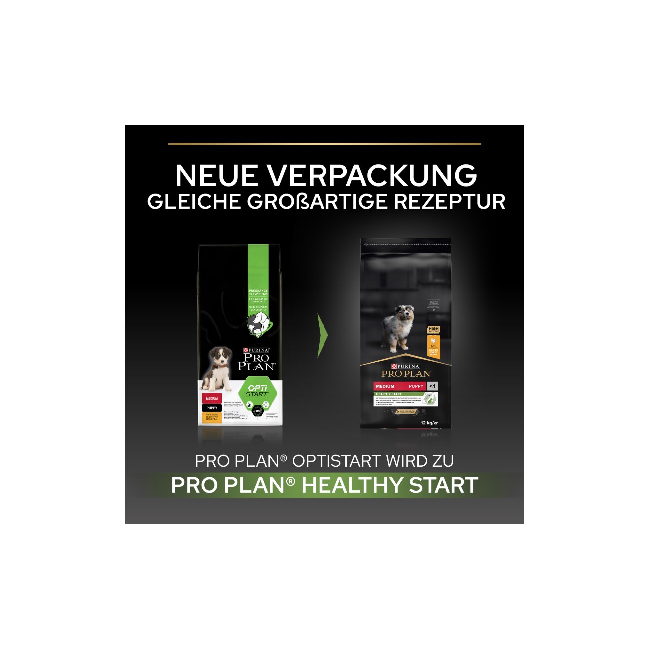 PRO PLAN Puppy Medium Healthy Start Huhn 3 kg