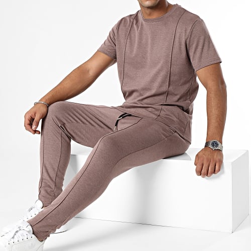 Ensemble De Survetement Marron Clair