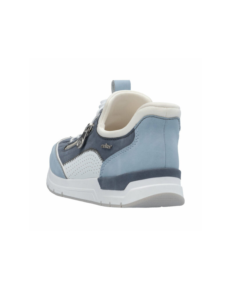 Rieker - Ready2go dame sneaker - blå