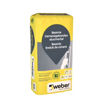 Weber Beamix stucmortel lichtgrijs 20 kg