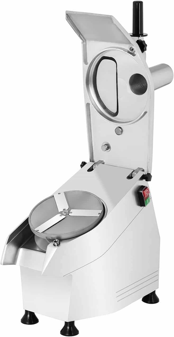 Royal Catering RCGS 55 Gemüseschneider Multischneider Universal-Zerkleinerer (elektrisch, Scheiben-Ø 205mm, 550W, 270 U/min, Aluminium, inkl. 5 Schneidscheiben)