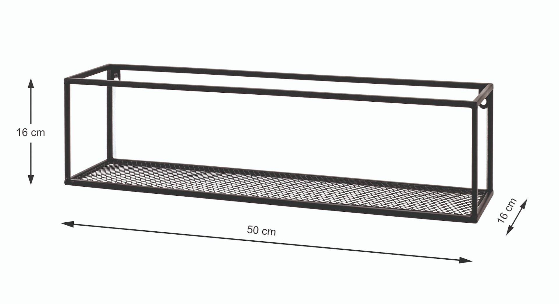 Wandregal ca. 50x16x16 cm