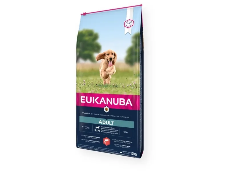 Eukanuba Euk Adult Small/medium Salmon & Barley 12 kg