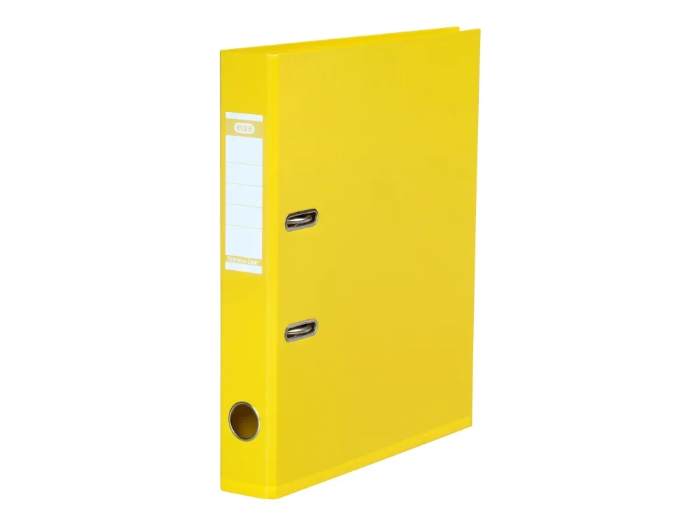 Brevordner ELBA Strong-Line® A4 5 cm ryg gul