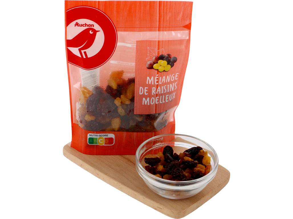 MISTURA PASSAS UVAS AUCHAN 200 G