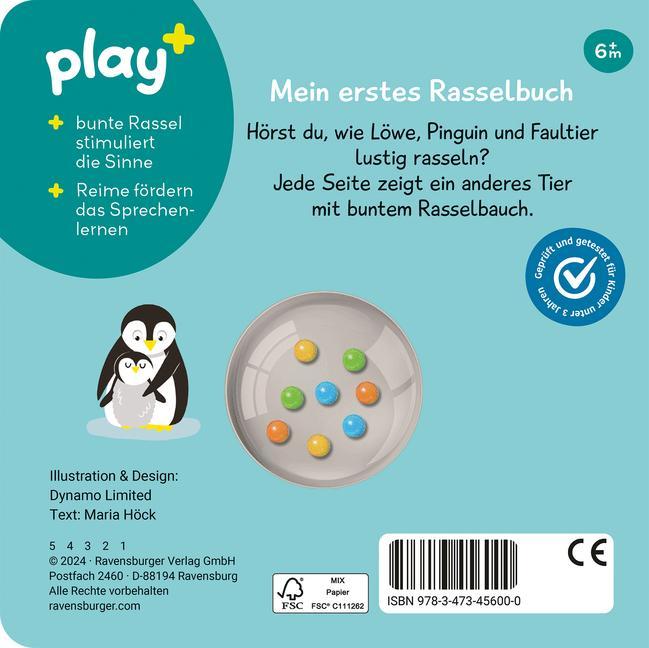 Ravensburger, play+ schütteln, rasseln, spielen: Erste Tiere