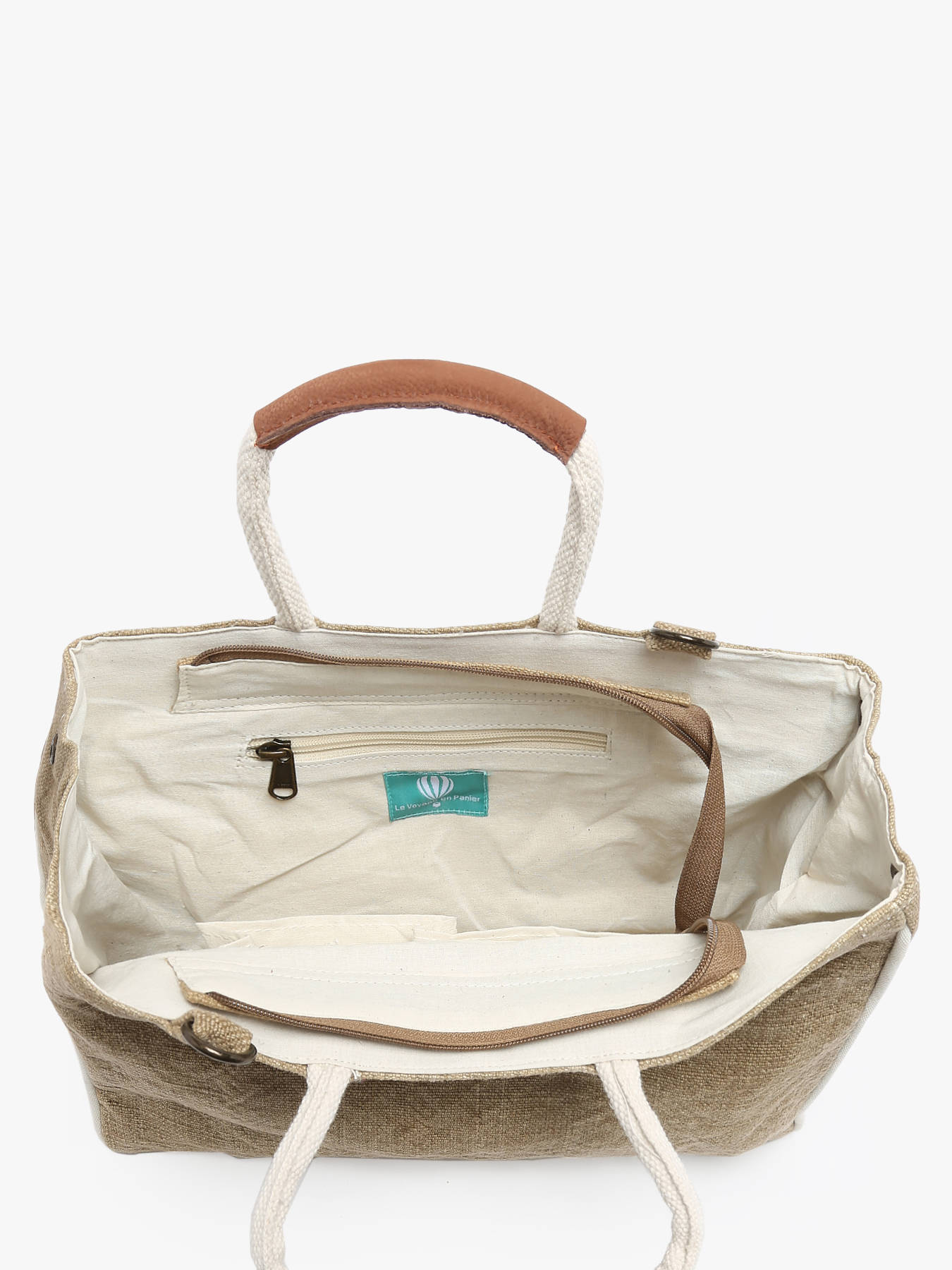 Sac port main Naturel LE VOYAGE EN PANIER