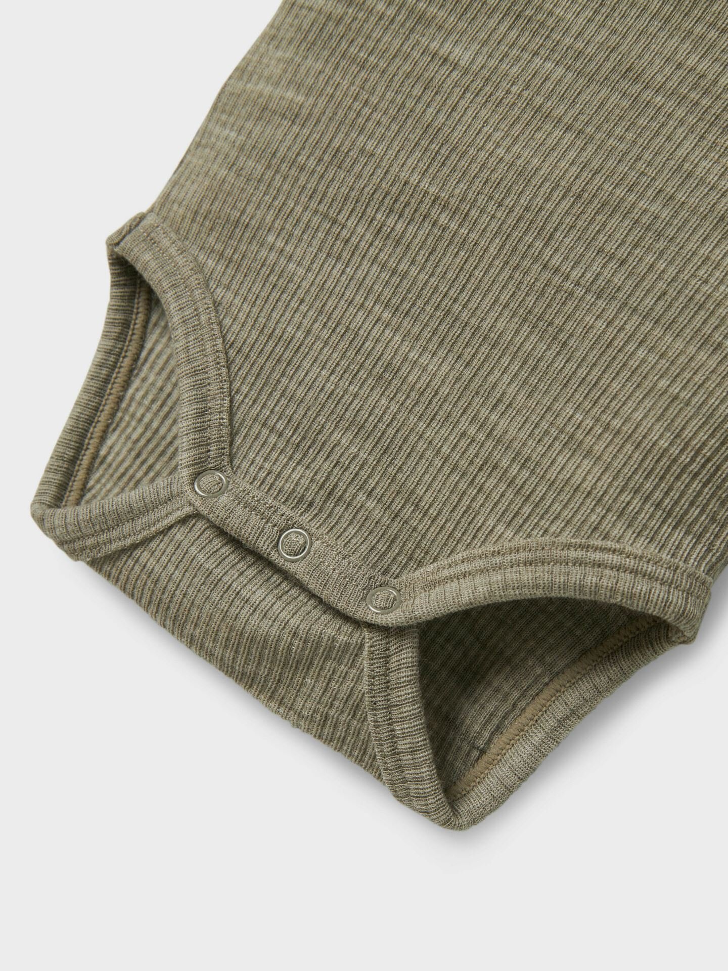 Wax Wool Rib Long Sleeve Body