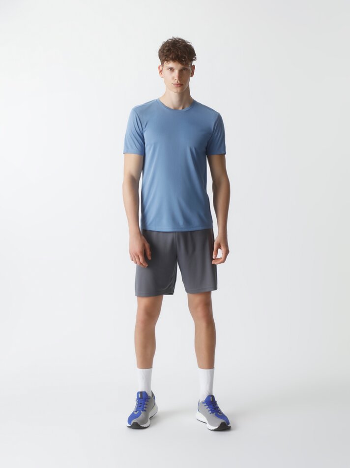 Camiseta esportiva - Azul índigo claro