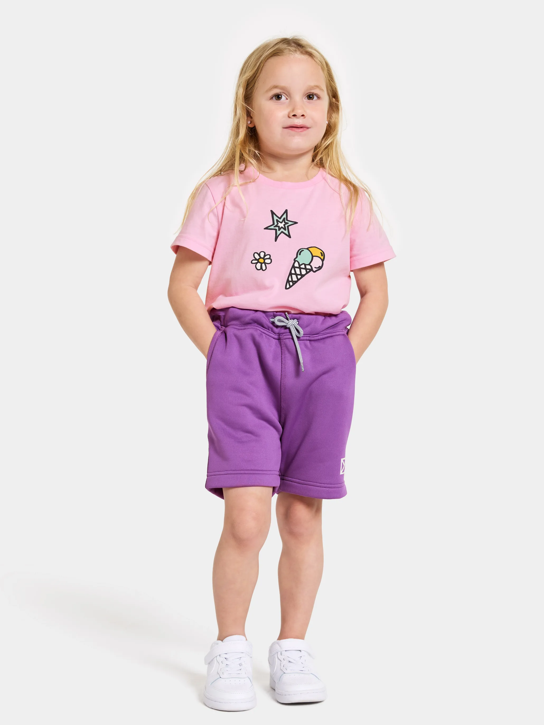 Didriksons Corin Kids Shorts 2 Tulip Purple