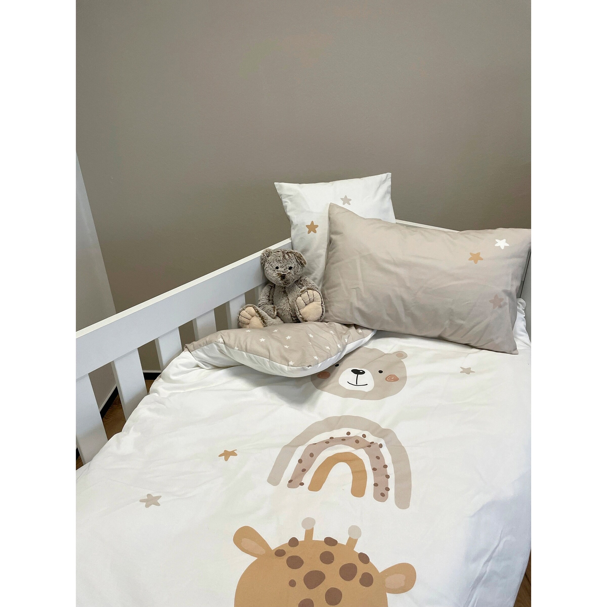 Baby Best Renforcé Wende-Bettwäsche Little friends 40x60 / 100x135 cm
