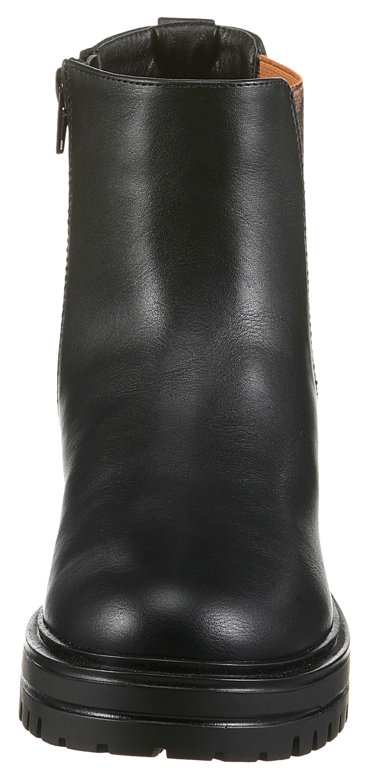 Aniston SHOES Chelseaboots  , Stiefelette, Blockabsatz, mit Animal-Print - NEUE KOLLEKTION