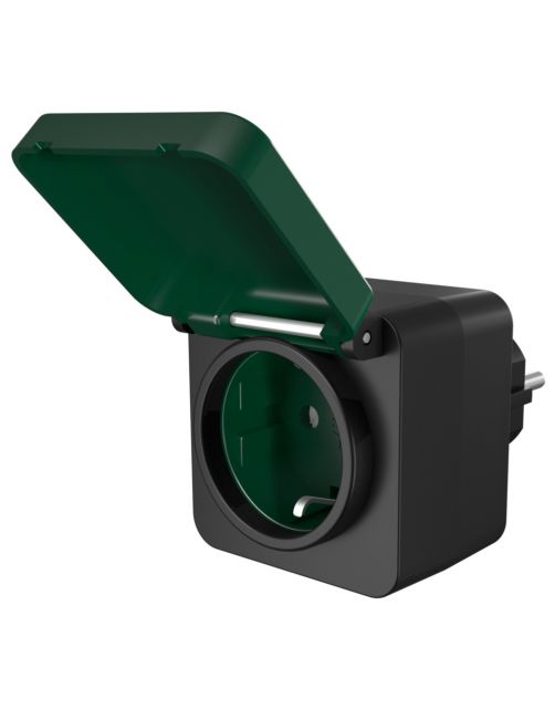 Calex Smart Outdoor Plug 16a Ip44  Bluetooth Mesh - Tuinverlichting - 142.8 g Multi-Color 230v