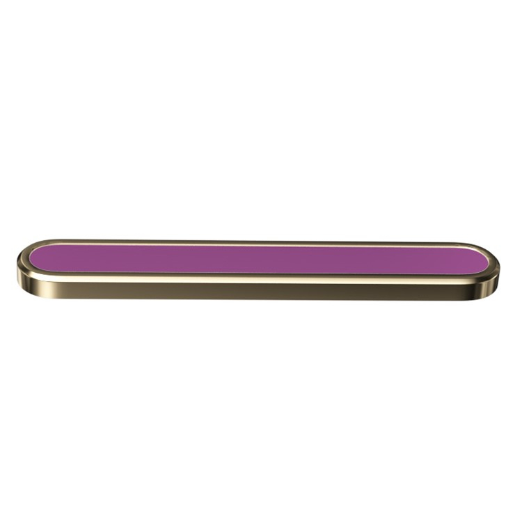 iPhone 16 Pro Max / 16 Pro / 16 Plus / 16 Selbstklebende Alu Kamera Tasten Abdeckung - Violett / Gold