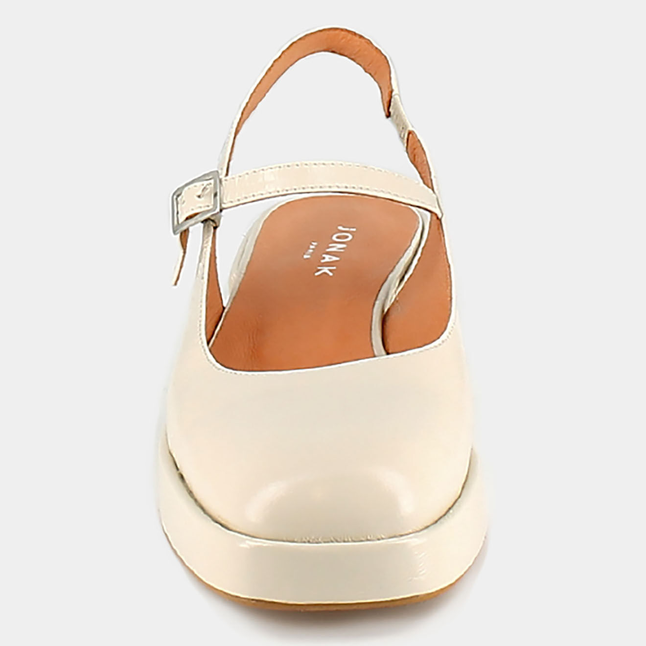 Jonak Babies en Cuir Verane écrues - Talon 4 cm