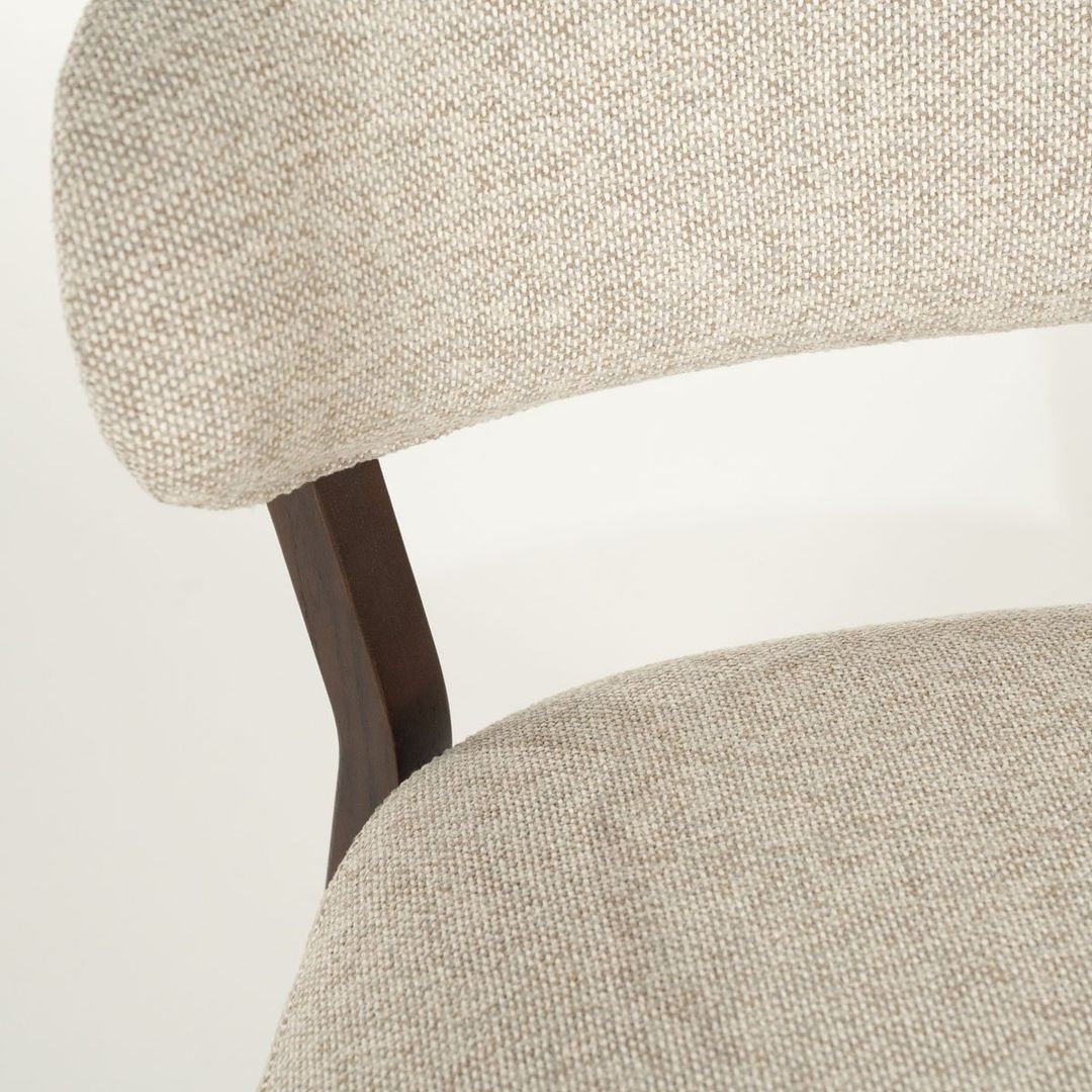 Eleonora Mikky Taupe Fauteuil