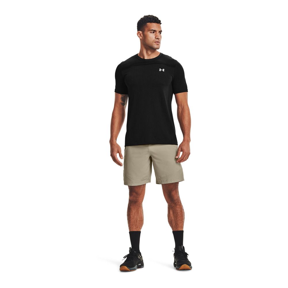 Under Armour SEAMLESS - Maillot Homme noir