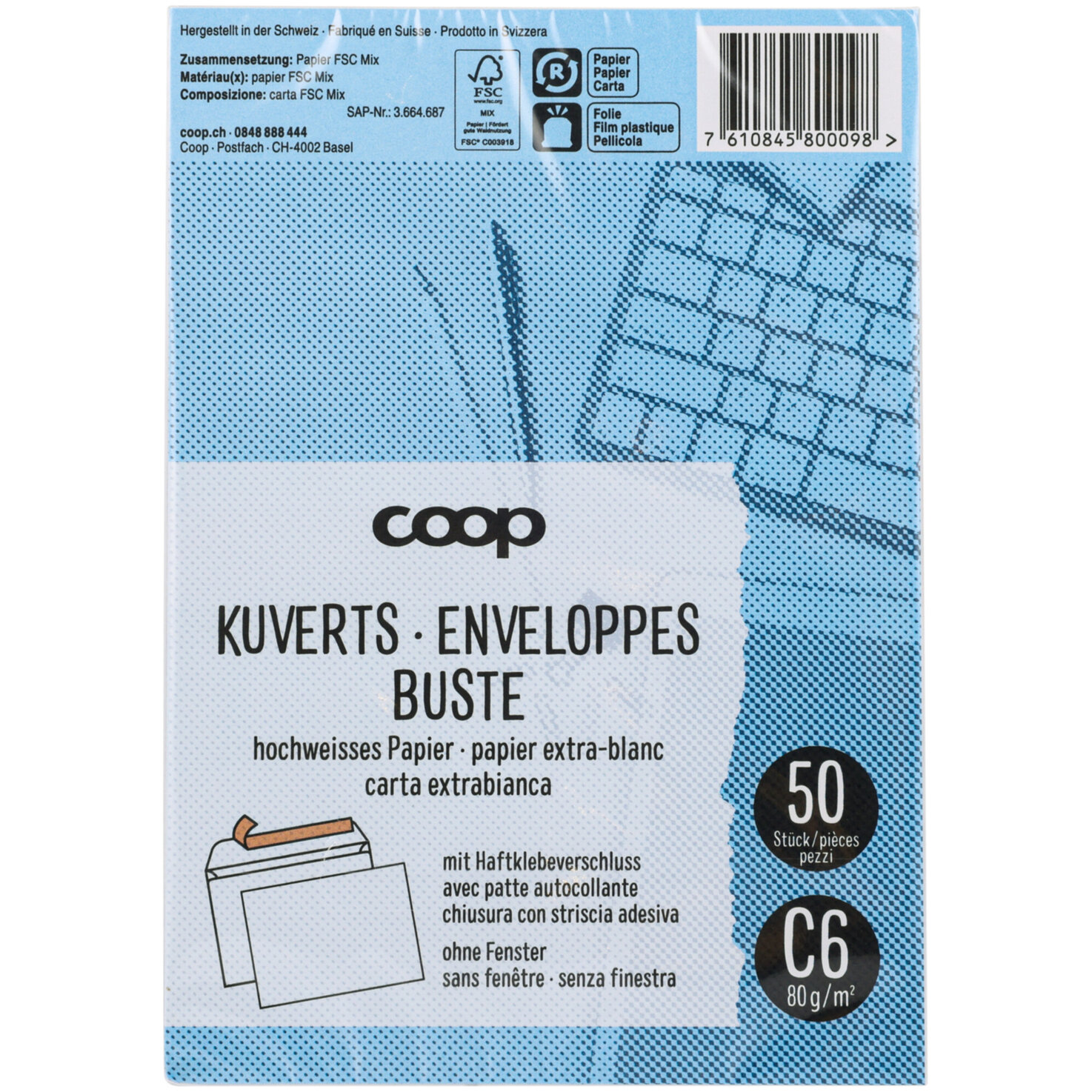 Qualité & Prix Kuvert C6 50 Stück