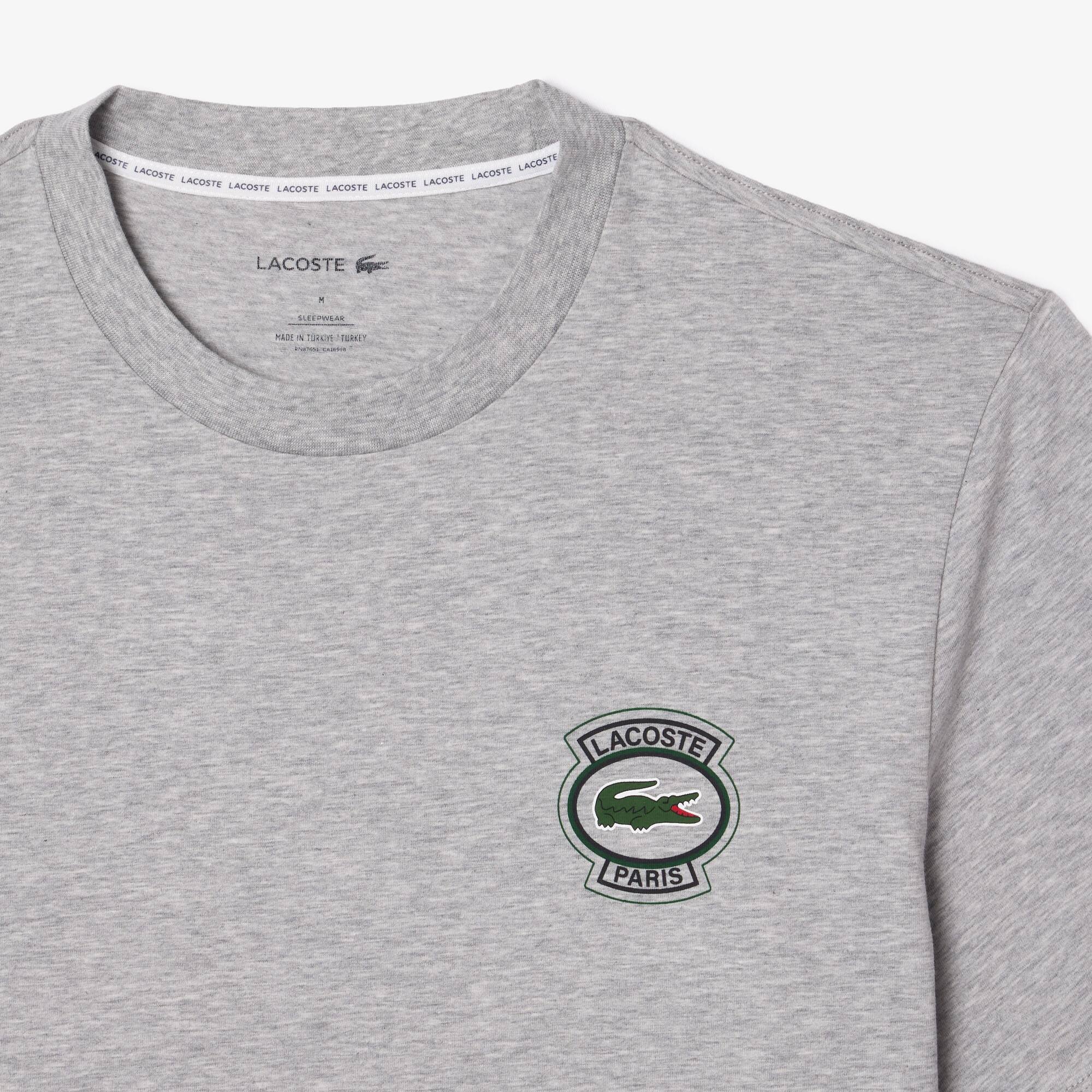 Pyjama-Set aus Stretch-Jersey Pyjamas - Grau - Lacoste - Herren