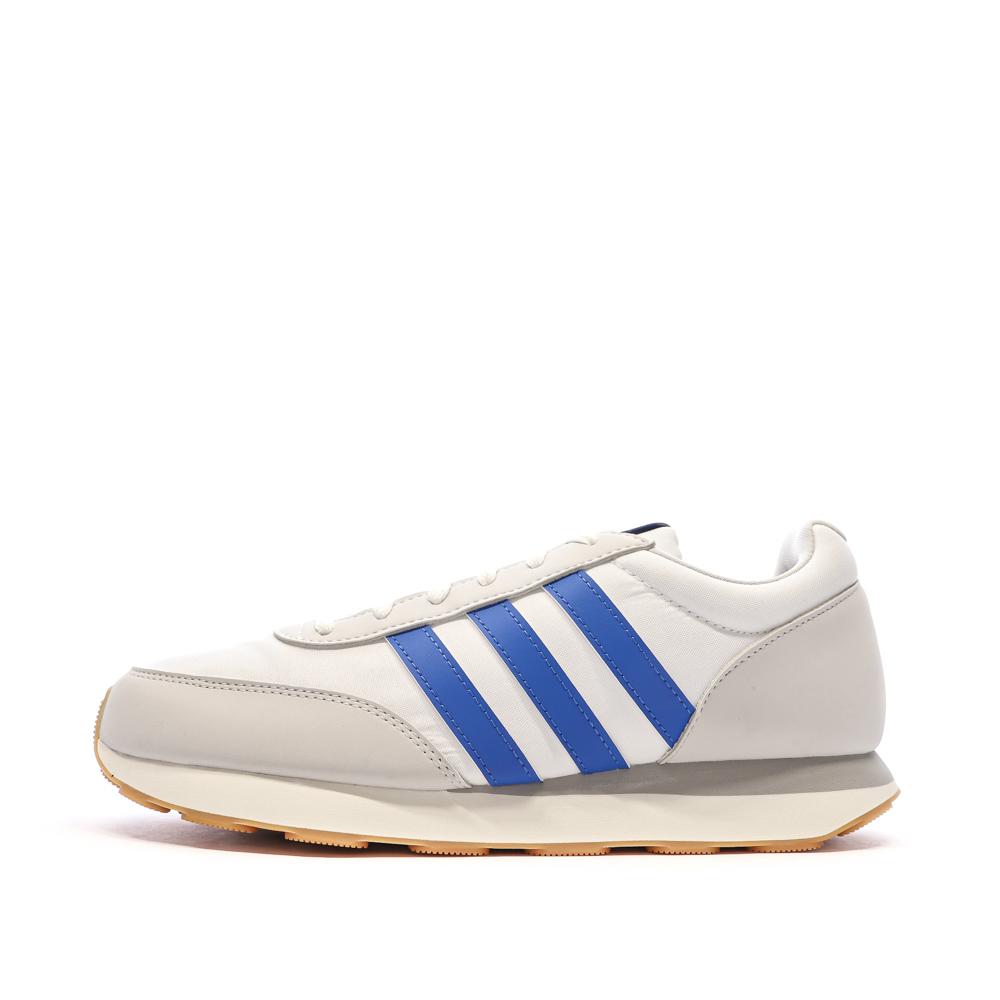 Adidas Baskets Blanc/Gris Homme Adidas Run 60s 3.0