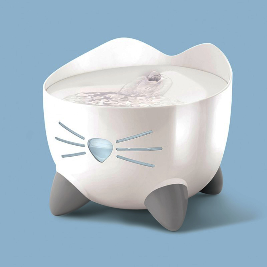 Fonte de água branca Catit PIXI para gatos