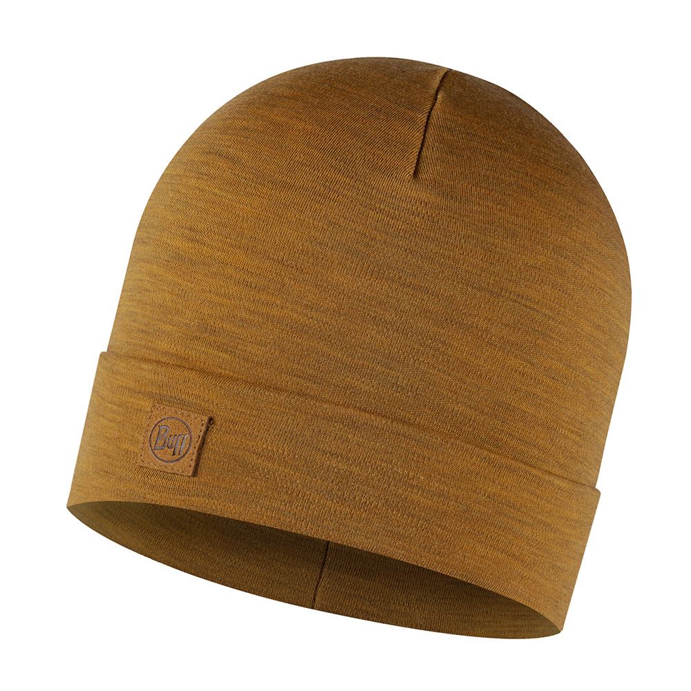 Buff MERINO HEAVYWEIGHT - Bonnet solid mustard