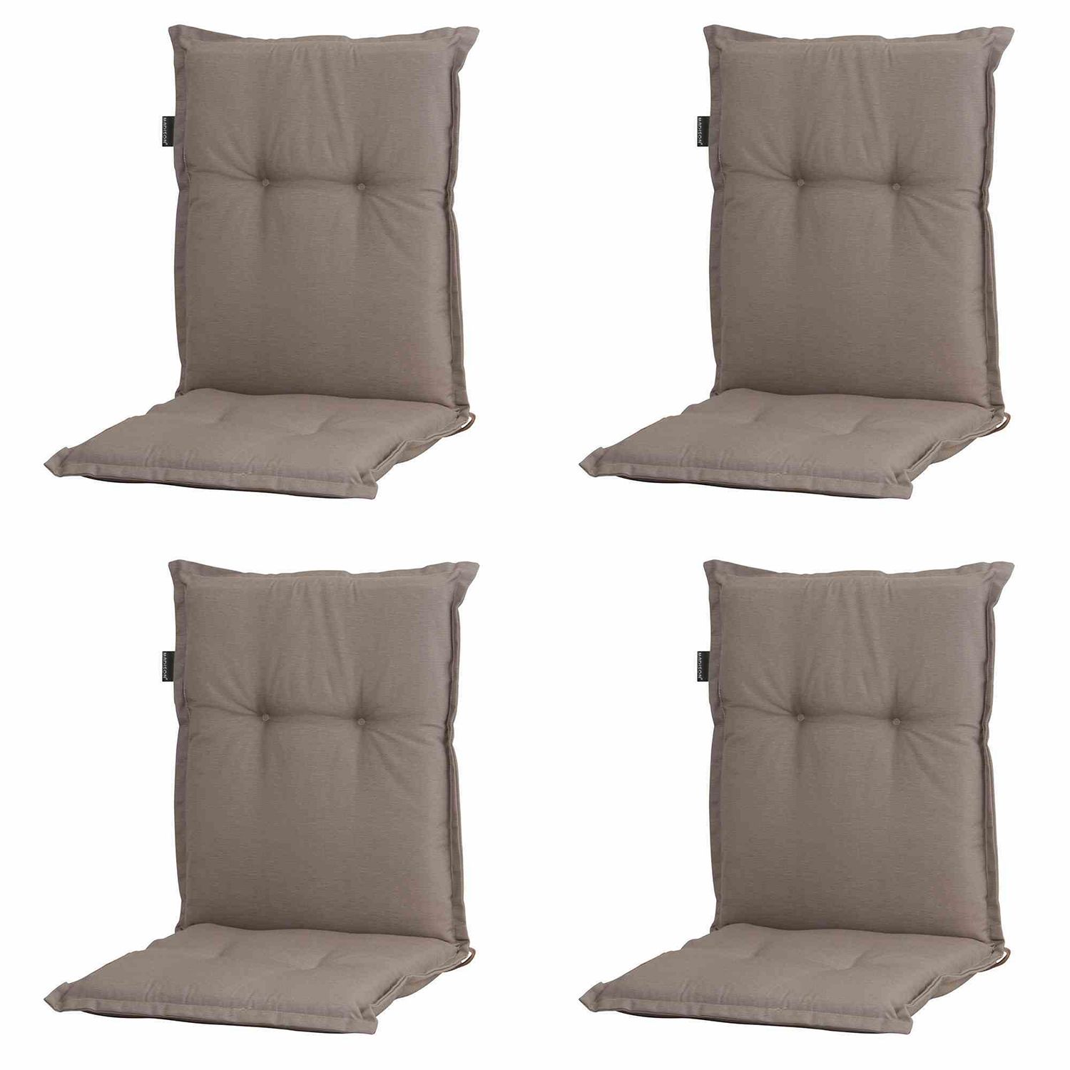 Sesselauflage nieder 4er-Set