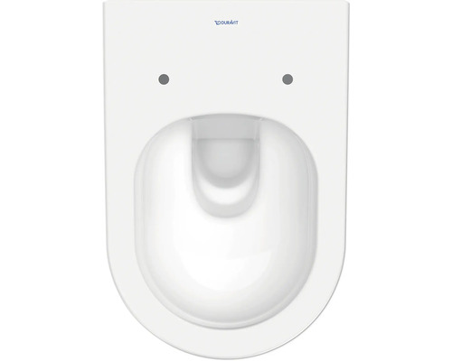 DURAVIT wandclosetset D-Neo, diepe spoeling, open rand, glanzend wit met toiletzitting 45770900A1