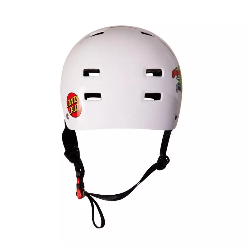 Casque BULLET x SANTA CRUZ Slasher Youth 49-54cm Gloss White OSFA