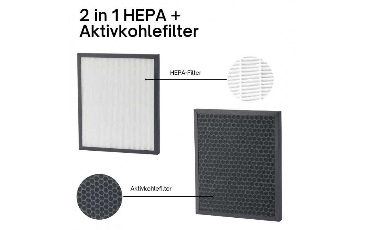 ecoQ DryAir 2 in 1 HEPA & Aktivkohle Kombfilter, 1 StückErsatzfilter