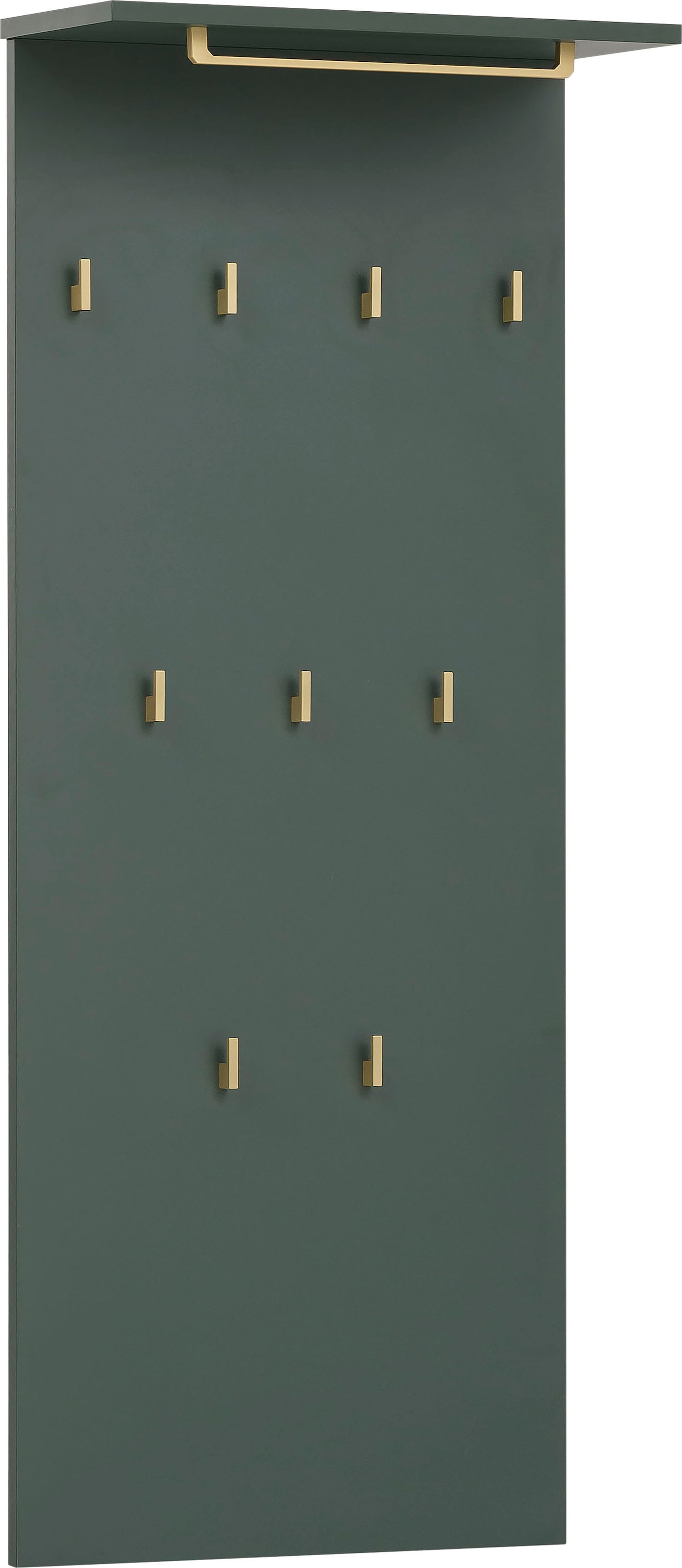welltime Garderobenpaneel »Kent mit goldfarbenen Haken« Breite 50 cm, made in Germany