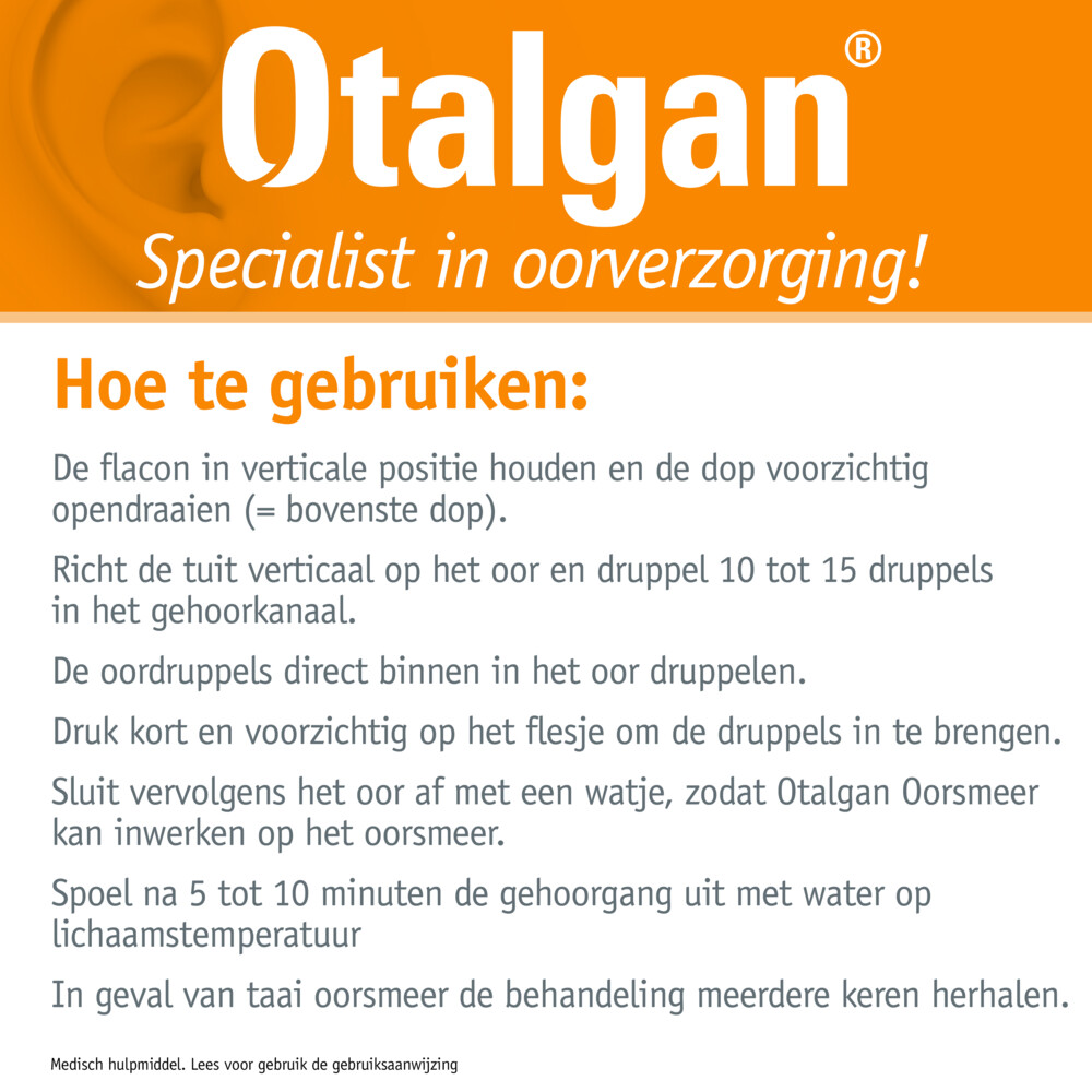 Otalgan Oorsmeerdruppels 10 ml