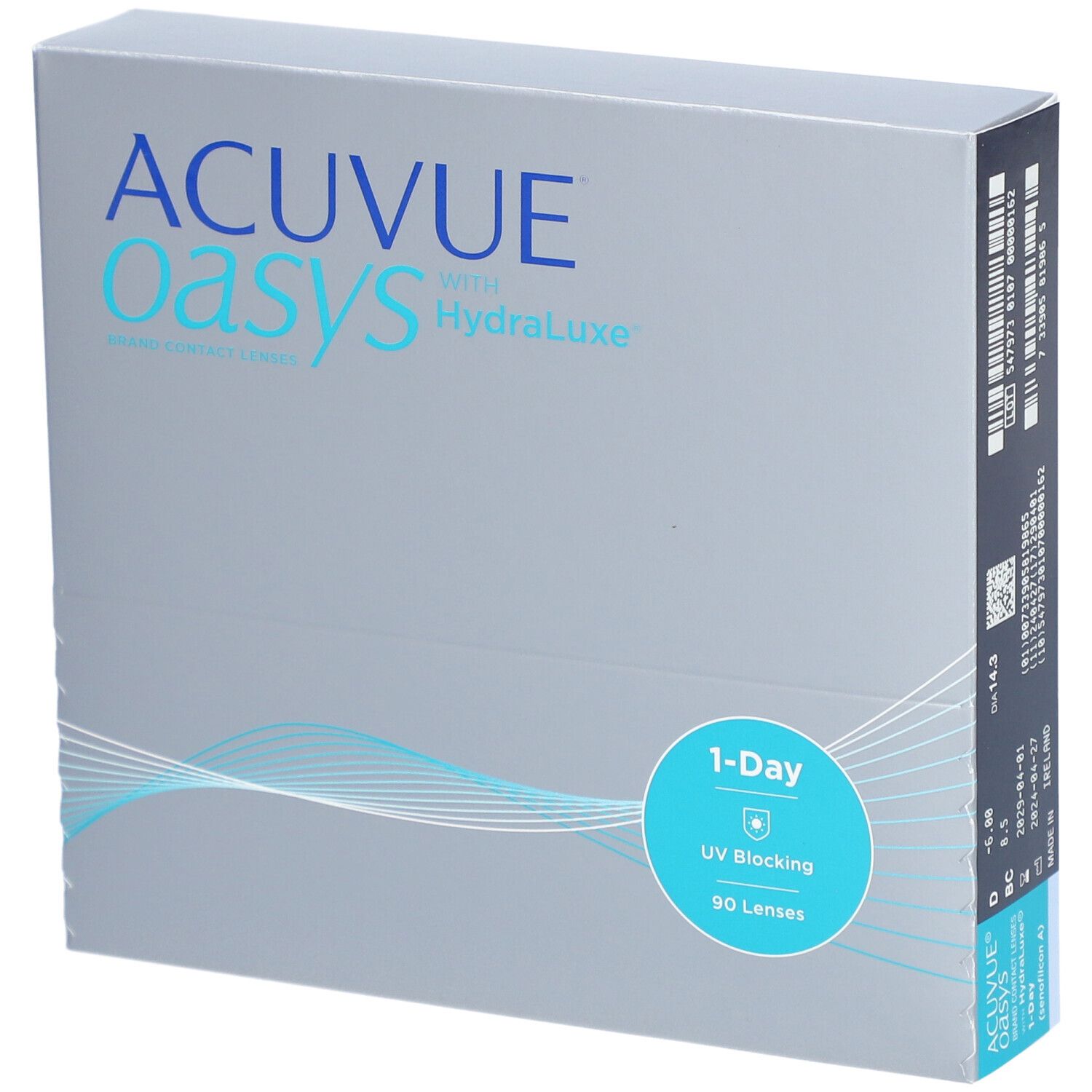 Acuvue® oasys mit Hydraluxe Basiskurve 8.5 Tageslinse