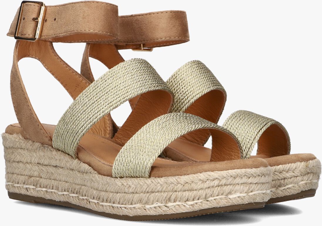 gouden ayana sandalen met hak 0047-17k