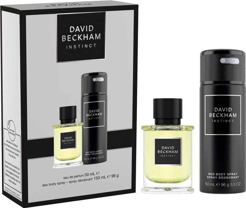 David Beckham - Instinct - Geurset - Eau de Parfum 50 ml - Deodorant Spray 150 ml