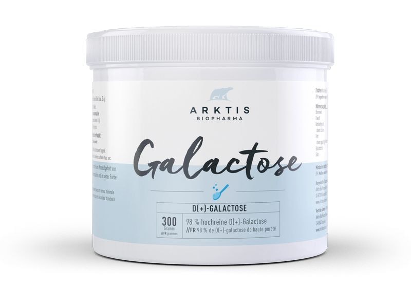 Arktis BioPharma D( )-Galactose Pulver 300 g Galactose