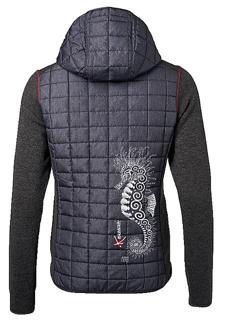 KANUMERA - VESTE TRICOTEE HYBRID FEMME