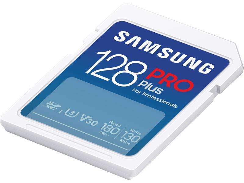 Samsung SDXC-Karte Pro Plus (2023) 128 GB Speicherkarte mit 128 GB Speicherkapazität