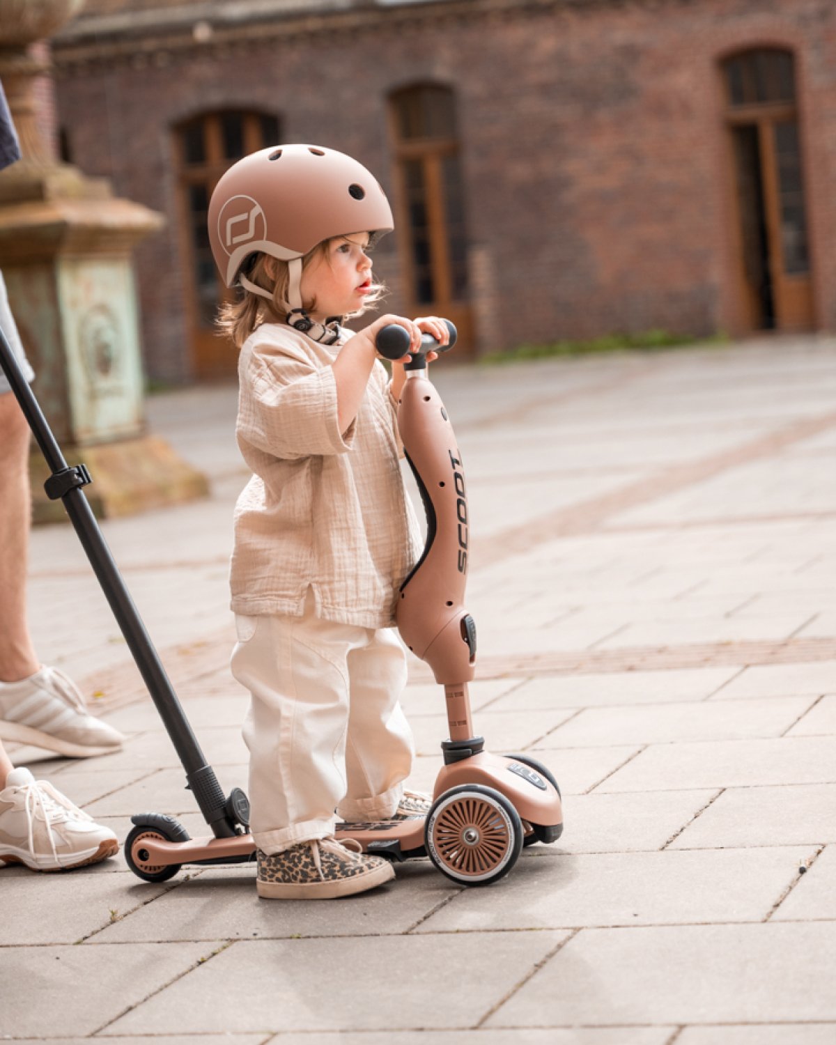 Sparkesykkel og Løpesykkel M/ Foreldrehåndtak | Scoot and Ride Highwaykick 1 Push & Go
