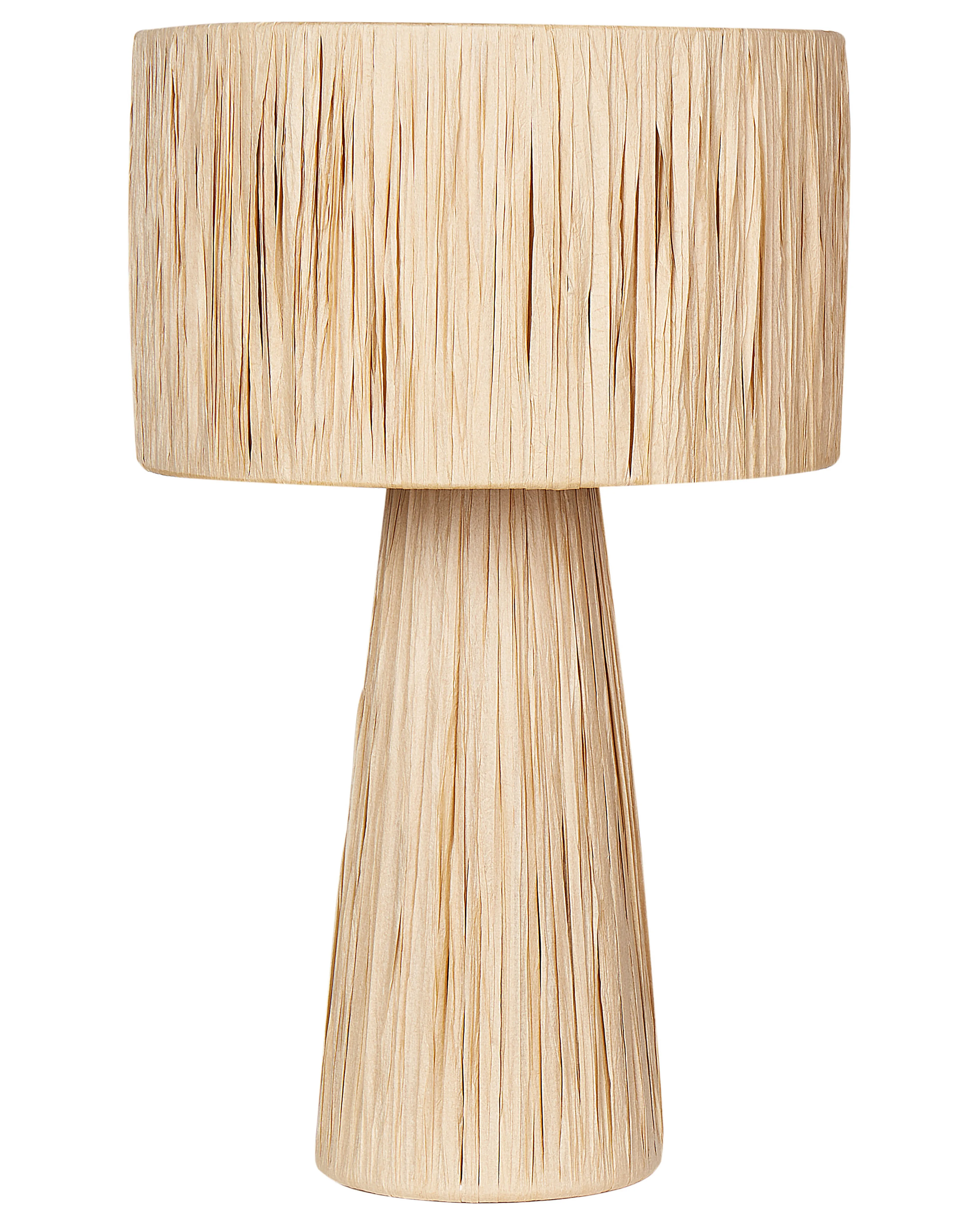 Tafellamp WELMEL Wicker Natuurlijk