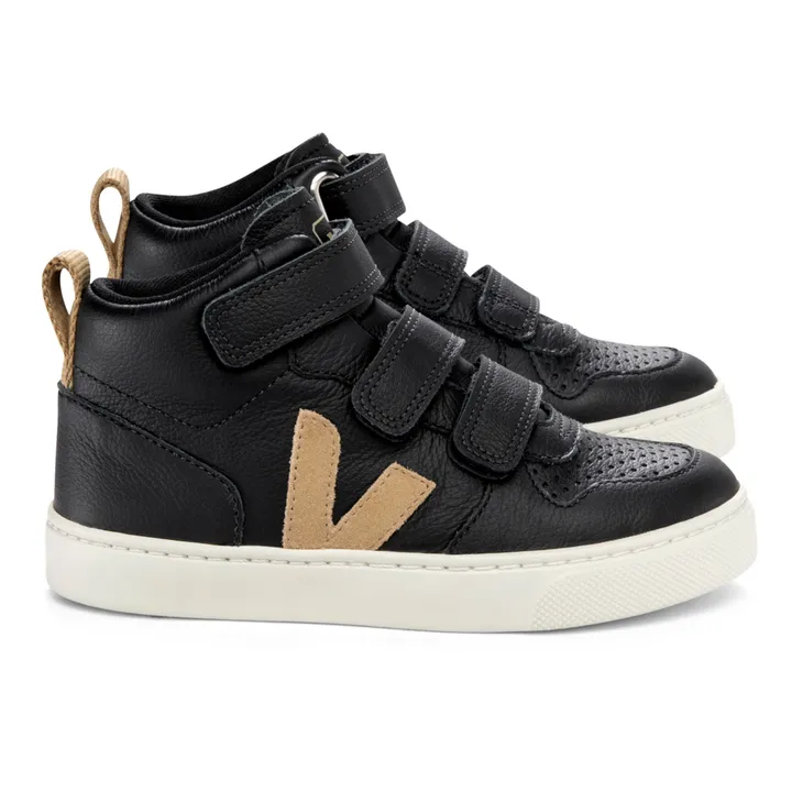Veja Baskets Cuir V-10 Mid | Noir