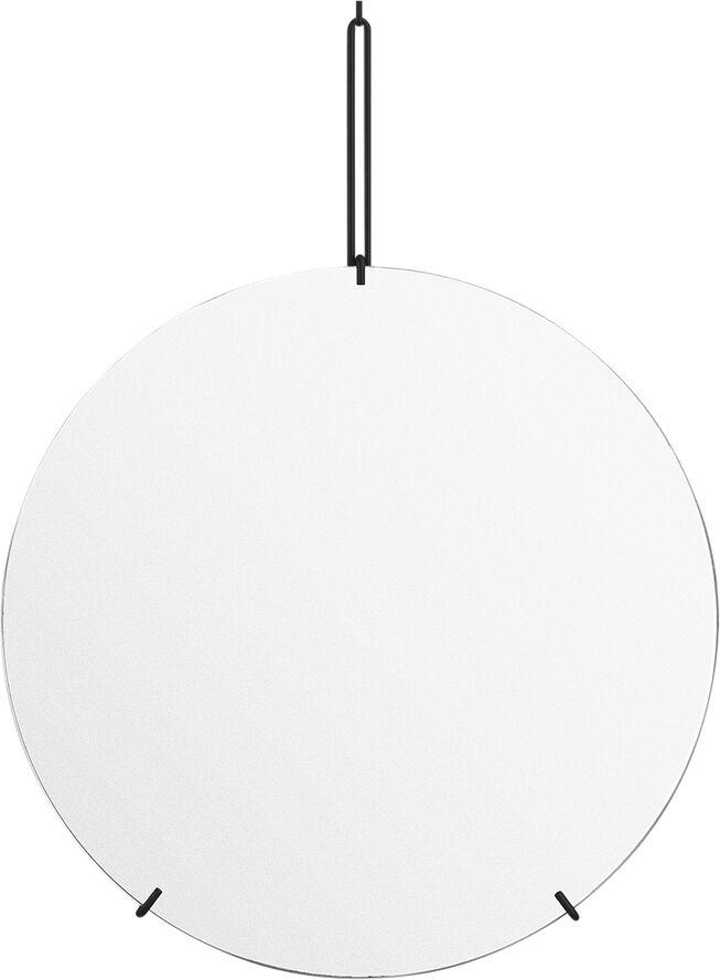 Moebe Wall Mirror spejl 70 cm. Sort